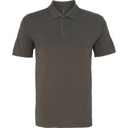 ASQUITH & FOX Organic Classic Fit Polo Shirt - Slate