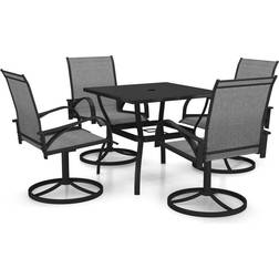 vidaXL 3060282 Patio Dining Set, 1 Table incl. 4 Chairs