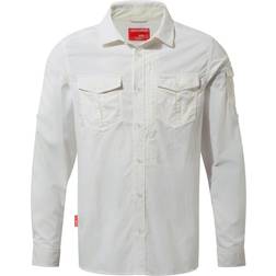 Craghoppers NosiLife Adventure II Long Sleeved Shirt - Optic White