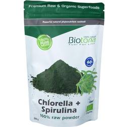 Biotona Chlorella + Spirulina Raw Powder 200g