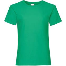 Fruit of the Loom Girl's Valueweight T-shirt 2-pack - Kelly Green
