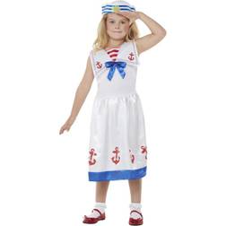 Smiffys Girls High Seas Sailor Costume