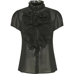 Saint Tropez Lilly SS Shirt - Black