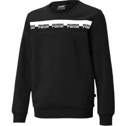 Puma Amplified Crew Neck Youth Sweatshirt - Puma Black (586001-01)