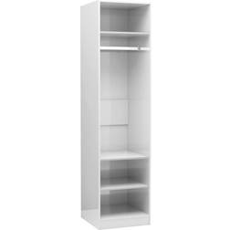 vidaXL 800234 White Wardrobe 50x200cm