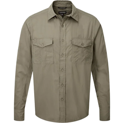 Craghoppers Kiwi Long Sleeve Shirt - Pebble