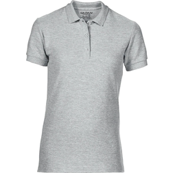Gildan Women's Premium Cotton Sport Double Pique Polo Shirt - Sport Grey