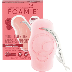 Foamie Raspberry Conditioner Bar for Coloured Hair 80g