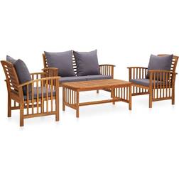 vidaXL 3057979 Outdoor Lounge Set, 1 Table incl. 2 Chairs & 1 Sofas