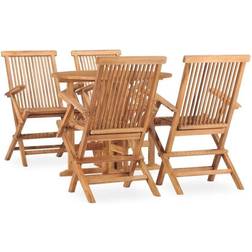 vidaXL 3059978 Patio Dining Set, 1 Table incl. 4 Chairs