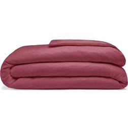 Belledorm Brushed Duvet Cover Red (198x137cm)