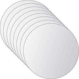 vidaXL Titles Round Wall Mirror 15cm 8pcs