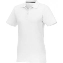 Elevate Womens Helios Short Sleeve Polo Shirt - White