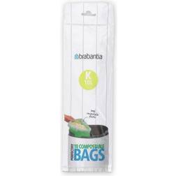 Brabantia Compostable Perfectfit Bags Size K 10 Litre 10 Bag Roll 10L