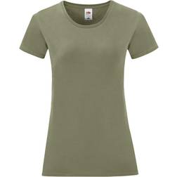Fruit of the Loom Women's Iconic T-Shirt - Classic Olive Green