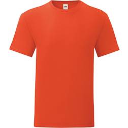 Fruit of the Loom Iconic T-shirt 5-pack - Flame Orange