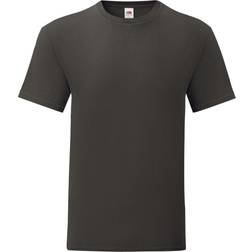 Fruit of the Loom Iconic T-shirt 5-pack - Light Graphite Grey