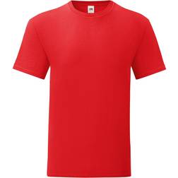 Fruit of the Loom Iconic T-shirt 5-pack - Red