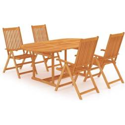 vidaXL 3200276335 Patio Dining Set, 1 Table incl. 4 Chairs