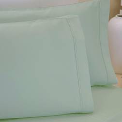 Belledorm 200 Thread Count 2-pack Pillow Case Green (76x51cm)