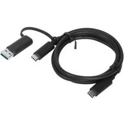MicroConnect USB C-USB C/USB A 1m