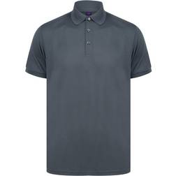 Henbury Adult Polo Shirt Unisex - Charcoal