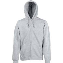 Fruit of the Loom Hooded Sweatshirt - Grey Cotton