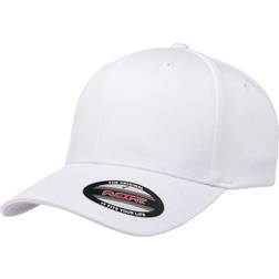 Flexfit Wooly Combed Cap Unisex - White