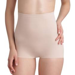 Maidenform Sleek Smoothers Hi-Waist Boyshort - Beige