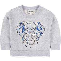 Kenzo Branded Elephant Print Sweatshirt - Grey (K15136)