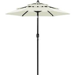 vidaXL Garden Parasol with Aluminum Bar 200cm