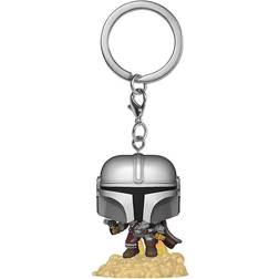 Star Wars The Mandalorian with Blaster Pop Keychain