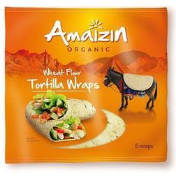 Amaizin Organic Wheat Flour Tortilla Wraps 240g 6pcs