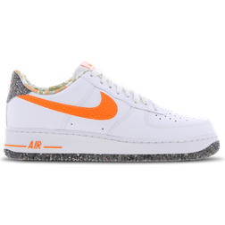 Nike Air Force 1 M - White/Medium Olive/Oil Green/Total Orange