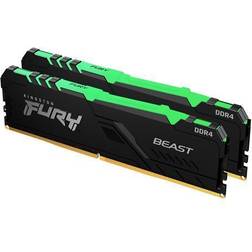 Kingston Fury Beast RGB Black DDR4 3600MHz 2x8GB (KF436C17BBAK2/16)