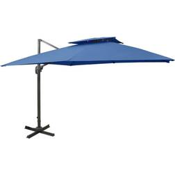 vidaXL Cantilever Umbrella with Double Top 300cm