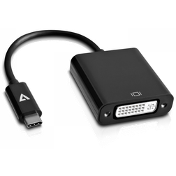 V7 USB C-DVI M-F 0.1m