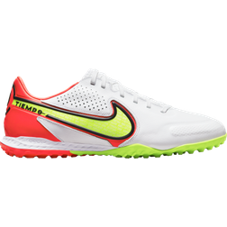 Nike React Tiempo Legend 9 Pro TF Motivation Pack - White/Bright Crimson/Volt