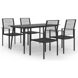 vidaXL 3060257 Patio Dining Set, 1 Table incl. 4 Chairs