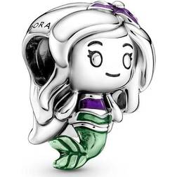 Pandora Disney The Little Mermaid Ariel Charm - Silver/Green/Purple