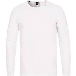 Replay Long Sleeved Raw Cut T-shirt - White