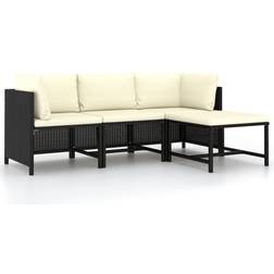 vidaXL 313516 Outdoor Lounge Set, Table incl. 3 Sofas