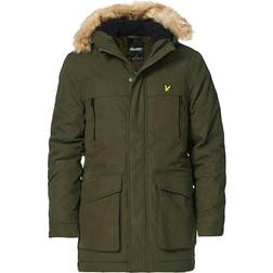 Lyle & Scott Winter Weight Micro Fleece Lined Parka - Olive