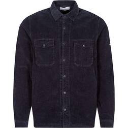 Stone Island Corduroy Overshirt - Navy