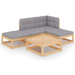 vidaXL 3076529 Outdoor Lounge Set, Table incl. 2 Sofas