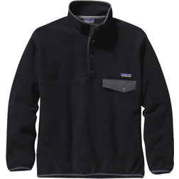 Patagonia Men's Synchilla Snap-T Fleece Pullover - Black W/Forge Grey