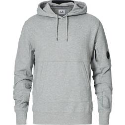 C.P. Company Diagonal Raised Fleece Hoodie - Grey Melange