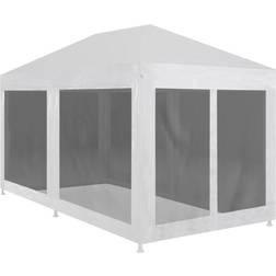 vidaXL Party Tent with 6 Mesh Sidewalls 6x3 m