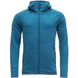 Devold Nibba Merino Jkt Hood Women - Blue Melange