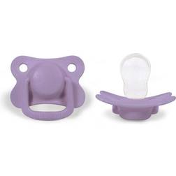 Filibabba Pacifiers Fresh Violet 0-6m 2-pack